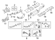 2005 Ford E-150 Exhaust Heat Shield Diagram - 9C2Z-5G220-A