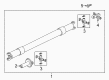 2018 Ford F-150 Slip Yoke Diagram - HL3Z-4841-A