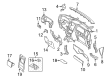 2005 Lincoln Navigator Steering Column Cover Diagram - 2L1Z-78017A26-AA