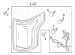 2021 Ford F-150 Tail Light Diagram - ML3Z-13404-E