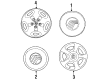 2000 Mercury Villager Wheel Cover Diagram - XF5Z-1130-BA