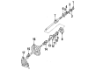 1995 Lincoln Continental Steering Shaft Diagram - F5OY3B676A