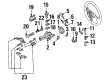 1987 Mercury Grand Marquis Ignition Lock Cylinder Diagram - E3DZ-11582-A