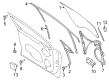 Ford Police Responder Hybrid Door Seal Diagram - DS7Z-7820530-A