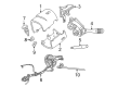 Mercury Steering Column Cover Diagram - F8OZ-3530-FA