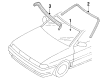 1993 Mercury Tracer Windshield Diagram - FOCZ-5803100-A