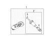 2015 Lincoln MKS TPMS Sensor Diagram - BB5Z-1A189-A