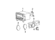 Ford Explorer Car Speakers Diagram - 7L2Z-18C804-A