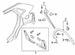 2016 Lincoln MKX Mud Flaps Diagram - GA1Z-16A550-BA