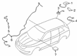 2019 Lincoln Nautilus Antenna Base Diagram - JA1Z-19A390-C