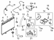 Ford Fiesta Radiator Diagram - AE8Z-8005-B