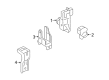 Lincoln ABS Pump And Motor Assembly Diagram - 6L3Z-2C065-AA