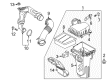 2019 Ford Fiesta Air Filter Box Diagram - C1BZ-9600-B