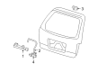 Mercury Monterey Door Latch Assembly Diagram - 3F2Z-1743170-CA