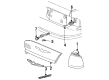 Ford Thunderbird Emblem Diagram - F2SZ13B492A