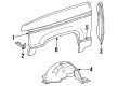 1992 Ford Explorer Fender Diagram - F1TZ16005A