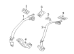 Lincoln MKZ Seat Belt Diagram - AH6Z-5461202-AB