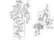 2008 Ford Focus Seat Cushion Diagram - 8S4Z-5464810-A