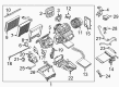 2015 Ford Transit Connect A/C Switch Diagram - DT1Z-19980-Q