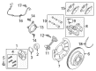 Ford EcoSport Brake Caliper Bracket Diagram - BV6Z-2B511-C