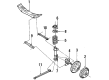 Mercury Trailing Arm Diagram - E7GZ5500A