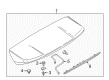 2022 Ford Edge Spoiler Diagram - FT4Z-5844210-AD