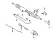 2000 Lincoln LS Rack And Pinion Diagram - XW4Z-3504-JBRM