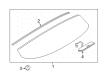 2017 Ford Explorer Weather Strip Diagram - FB5Z-7843720-A