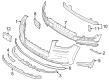 2022 Lincoln Navigator Bumper Diagram - NL7Z-17D957-BAPTM