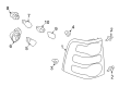 2014 Lincoln MKX Light Socket Diagram - 2U5Z-13411-BB