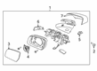 Ford Ranger Mirror Cover Diagram - KB3Z-17D742-B