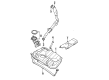 Ford Contour Fuel Tank Strap Diagram - F5RZ-9092-B