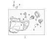 2010 Ford F-150 Headlight Diagram - AL3Z-13008-AG