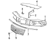 Lincoln Continental Grille Diagram - F1OY8200A