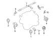 Ford Freestyle Engine Mount Bracket Diagram - 5F9Z-6F055-CB