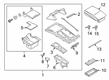 Ford Explorer Cup Holder Diagram - LB5Z-7813562-AB