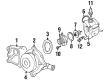 2003 Ford Focus Water Pump Diagram - 6U2Z-8501-D