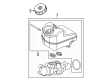 Ford Bronco Sport Brake Master Cylinder Repair Kit Diagram - LX6Z-2005-AU