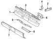 Ford F-250 HD Bumper Diagram - YL3Z-17906-AAE