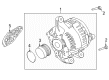 2019 Lincoln Nautilus Alternator Diagram - G2GZ-10346-D