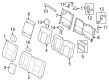 Ford F-150 Lightning Seat Cover Diagram - ML3Z-1666601-SD