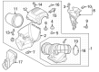 Ford Mustang Air Intake Coupling Diagram - PR3Z-9B659-F