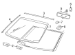 2010 Lincoln MKS Car Mirror Diagram - 8U5Z-17700-Y