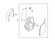 2017 Ford Transit Connect Car Mirror Diagram - FT1Z-17683-D