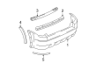 Ford Escape Bumper Reflector Diagram - YL8Z-17808-AA