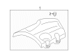 2015 Ford Transit-150 Engine Cover Diagram - DK4Z-6A949-A