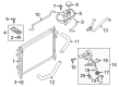 2021 Ford Transit-350 Thermostat Housing Diagram - BL3Z-8A586-G