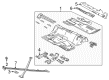 Ford Thunderbird Floor Pan Diagram - 3W6Z-7611135-AA