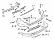 2022 Ford Explorer Bumper Diagram - LB5Z-17K835-GB