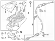 Ford Mustang Shift Knob Diagram - PR3Z-7213-BB